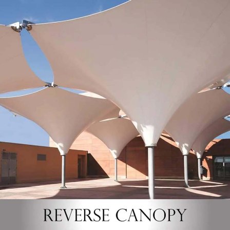 Inverted Umbrella Tensile Structure Manufacturers in Udaipur