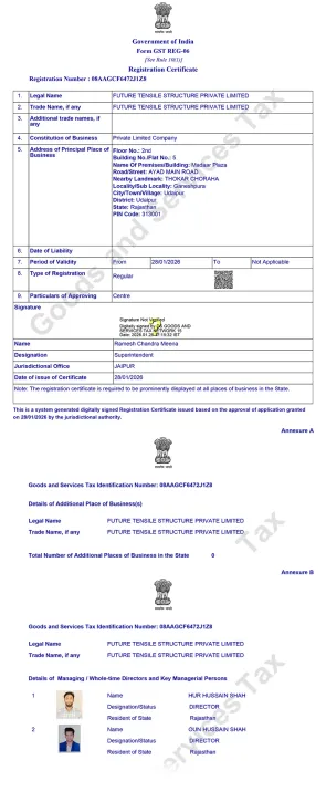 GST Certificate