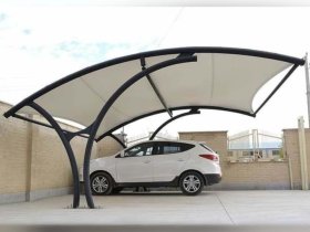 Arched Polycarbonate Parking Shade Structure Manufacturers in Udaipur Manufacturers in Udaipur 