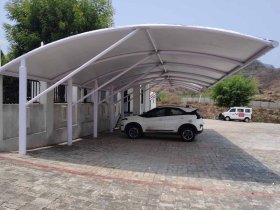 Multi Bay Frame Parking Shade Manufacturers in Udaipur Manufacturers in Udaipur 