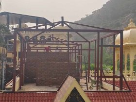 Brown Painted Mild Steel Hollow Pipes or Structural Frames Manufacturers in Udaipur
