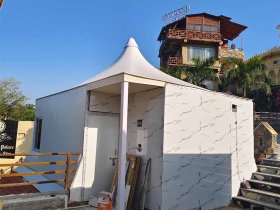 White Marble Patterned Exterior Wall Tensile Manufacturers in Udaipur