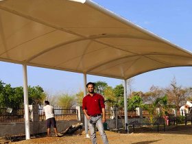 Arch or Tunnel Shaped Tensile Canopy Manufacturers in Udaipur Manufacturers in Udaipur 