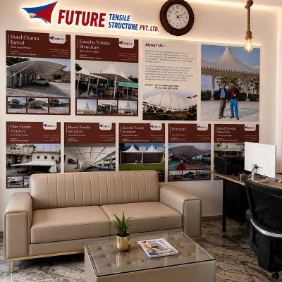 Future Tensile Structure Office Waiting Area