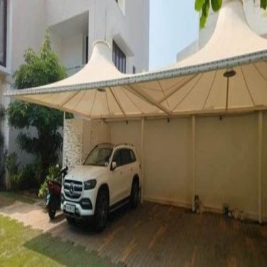 Tensile Membrane Car Parking Shade For Residential And Commercial Areas Manufacturers, Suppliers in Udaipur
