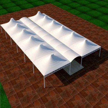Modular Car Tensile Membrane Canopy For Events And Outdoor Use Manufacturers, Suppliers in Udaipur
