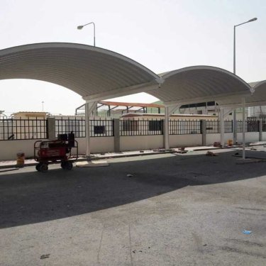 Tensile Car Parking Shed Structure With Curved Roof Canopy Manufacturers, Suppliers in Udaipur